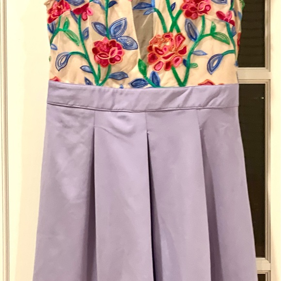 Embroidered dress open back small - Picture 9 of 12